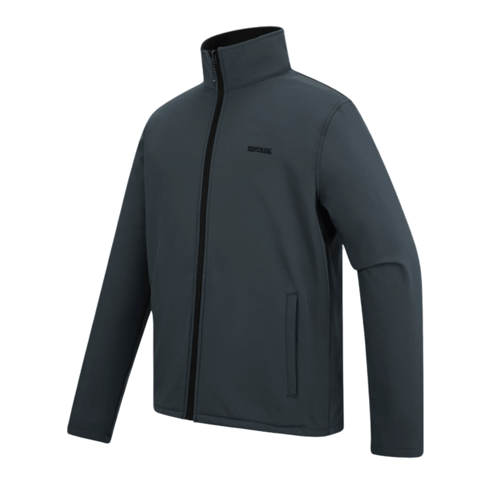 Dark Storm - Side - Regatta Mens Cera V Wind Resistant Soft Shell Jacket
