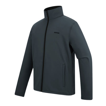 Dark Storm - Side - Regatta Mens Cera V Wind Resistant Soft Shell Jacket