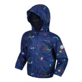Royal Blue - Lifestyle - Regatta Childrens-Kids Muddy Puddle Peppa Pig Hooded Waterproof Jacket