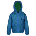 Oxford Blue - Front - Regatta Childrens-Kids Muddy Puddle Peppa Pig Hooded Waterproof Jacket