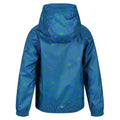 Oxford Blue - Back - Regatta Childrens-Kids Muddy Puddle Peppa Pig Hooded Waterproof Jacket