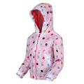 Light Pink - Lifestyle - Regatta Childrens-Kids Peppa Pig Polka Dot Hooded Waterproof Jacket