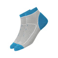 Light Steel-Niagra Blue - Back - Regatta Womens-Ladies Samaris Trail Colour Block Ankle Socks (Pack of 2)