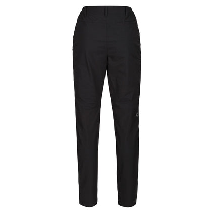 Black - Back - Regatta Womens-Ladies Highton Stretch Hiking Trousers