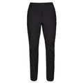 Black - Front - Regatta Womens-Ladies Highton Stretch Hiking Trousers