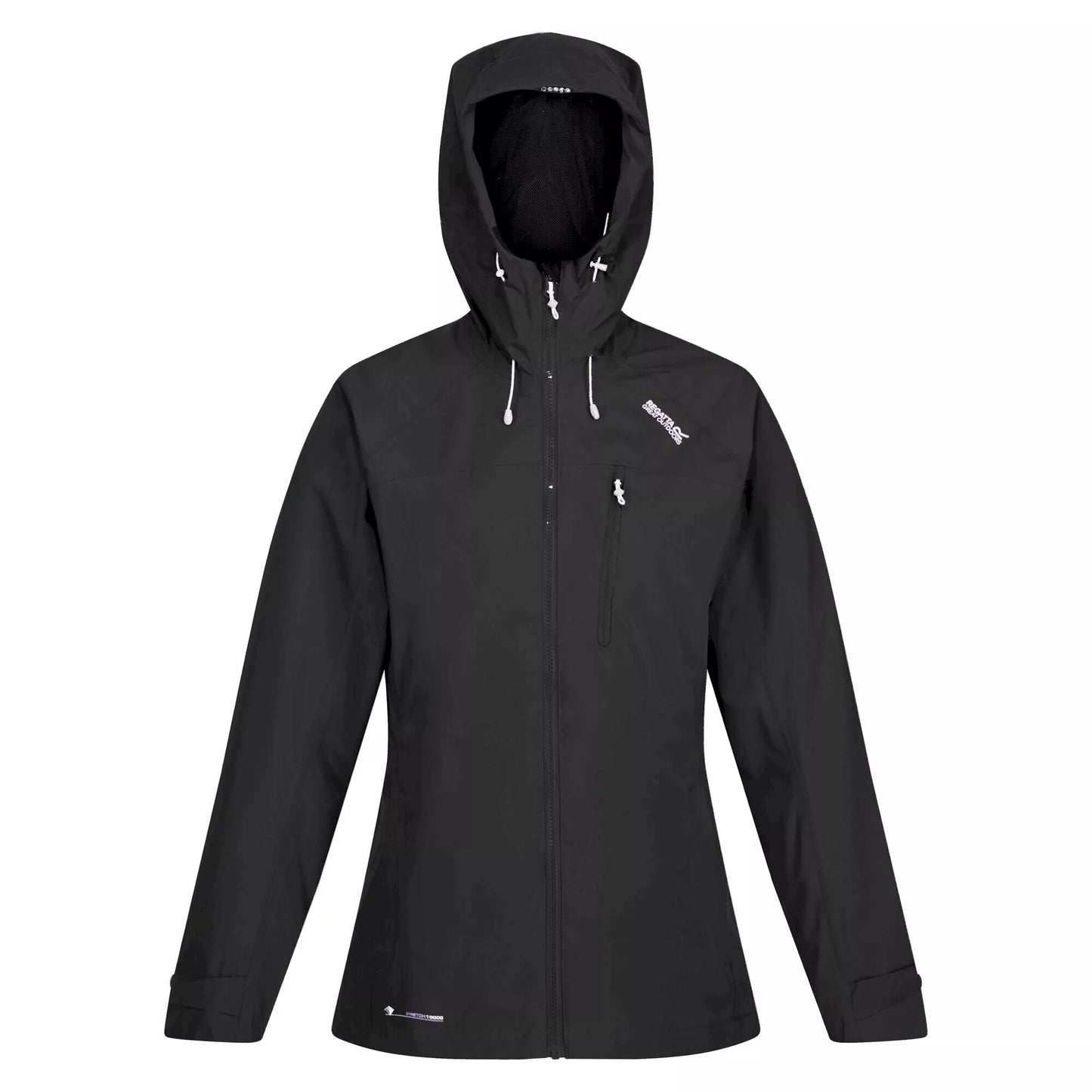 Black - Front - Regatta Womens-Ladies Britedale Waterproof Jacket