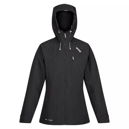 Black - Front - Regatta Womens-Ladies Britedale Waterproof Jacket