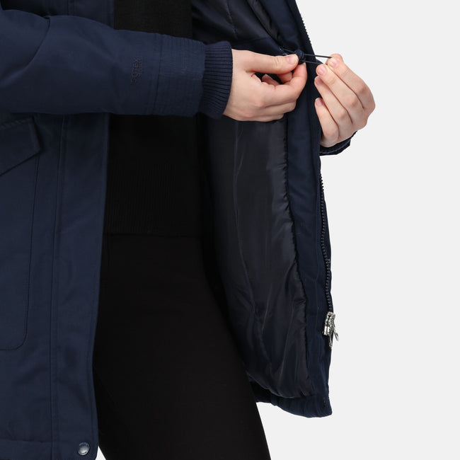 Regatta Womens/Ladies Samiyah Waterproof Insulated Parka 10 UK / Dark