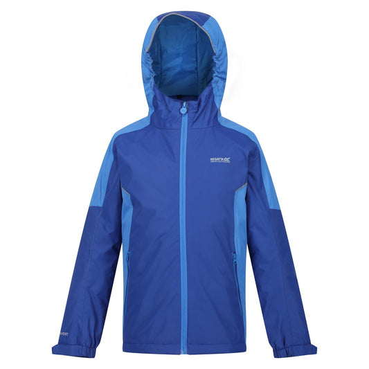 New Royal-Strong Blue - Front - Regatta Childrens-Kids Hurdle IV Insulated Waterproof Jacket