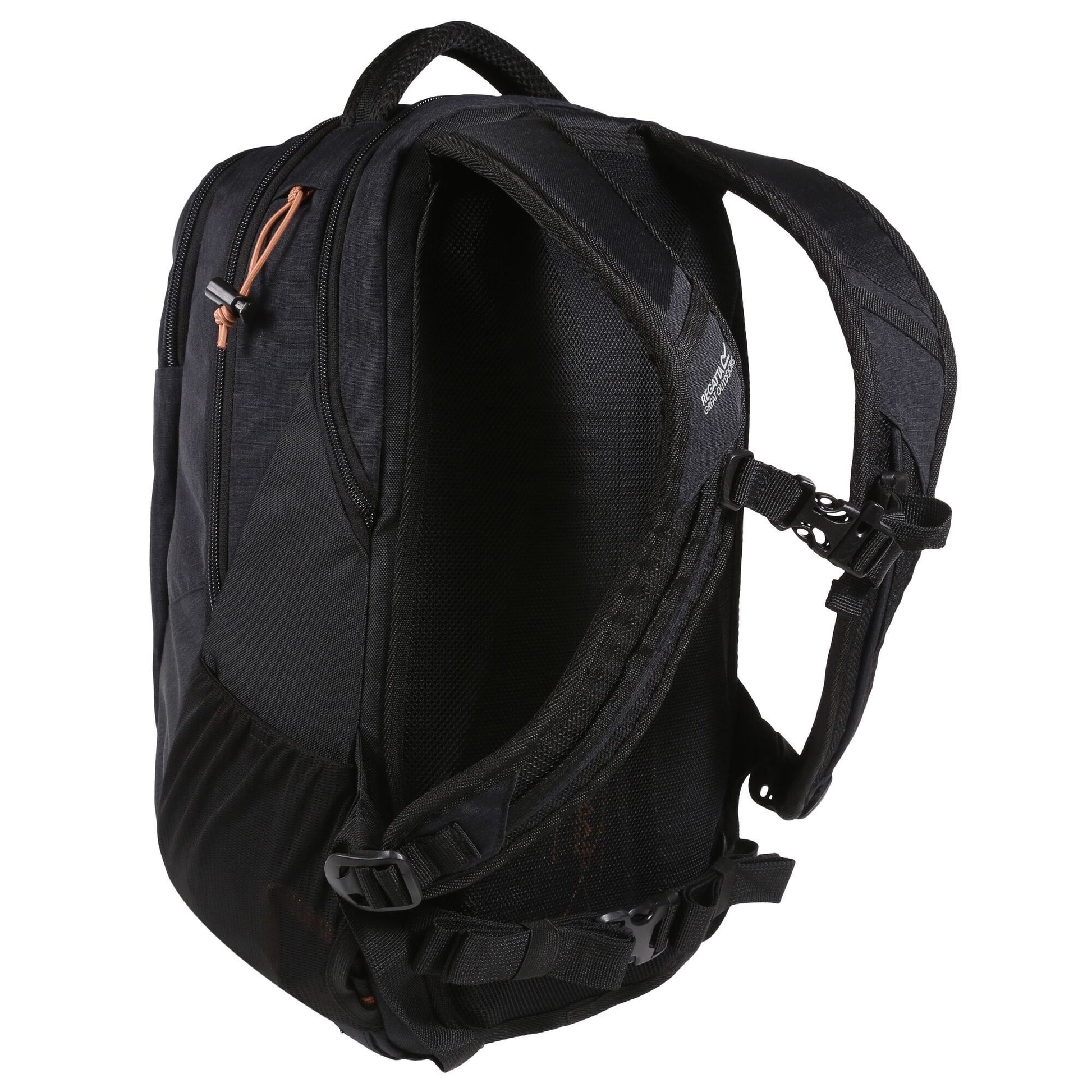 Black-Rose Gold - Back - Regatta Unisex Adult Oakridge 20L Backpack