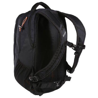 Black-Rose Gold - Back - Regatta Unisex Adult Oakridge 20L Backpack