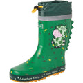Green - Front - Regatta Childrens-Kids Puddle Peppa Pig Wellington Boots