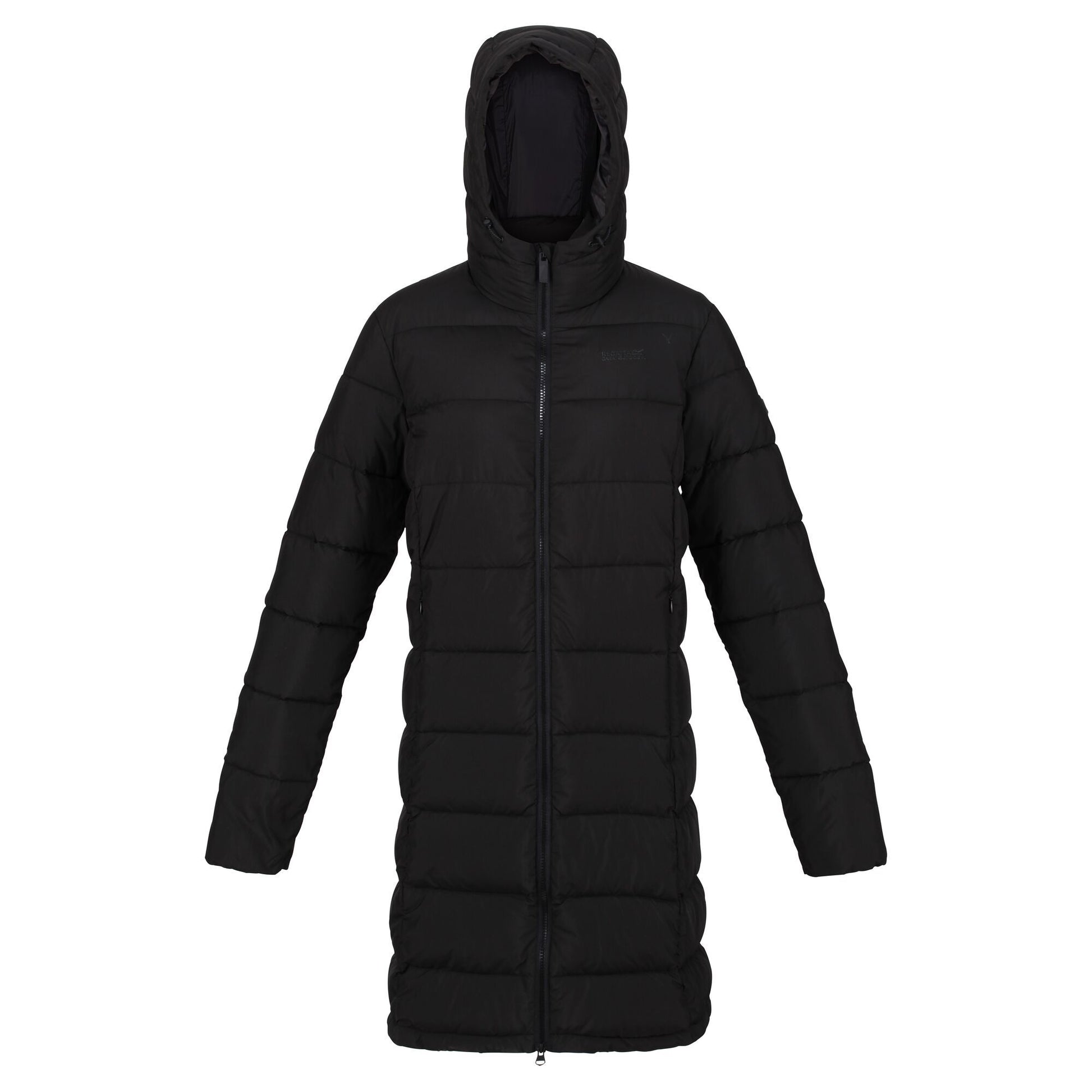 Black - Front - Regatta Womens-Ladies Pandia Insulated Parka