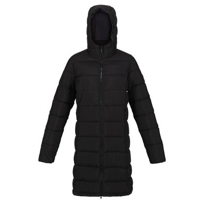 Black - Front - Regatta Womens-Ladies Pandia Insulated Parka
