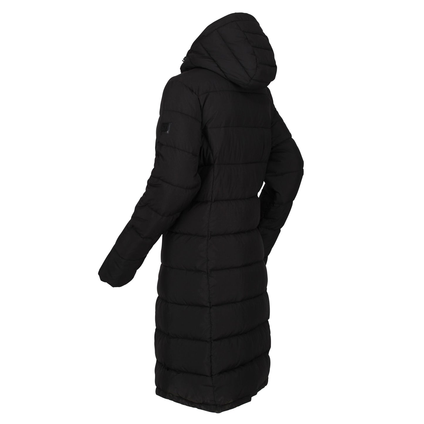 Black - Close up - Regatta Womens-Ladies Pandia Insulated Parka