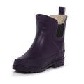 Dark Khaki - Side - Regatta Childrens-Kids Harper Cosy Ankle Wellington Boots