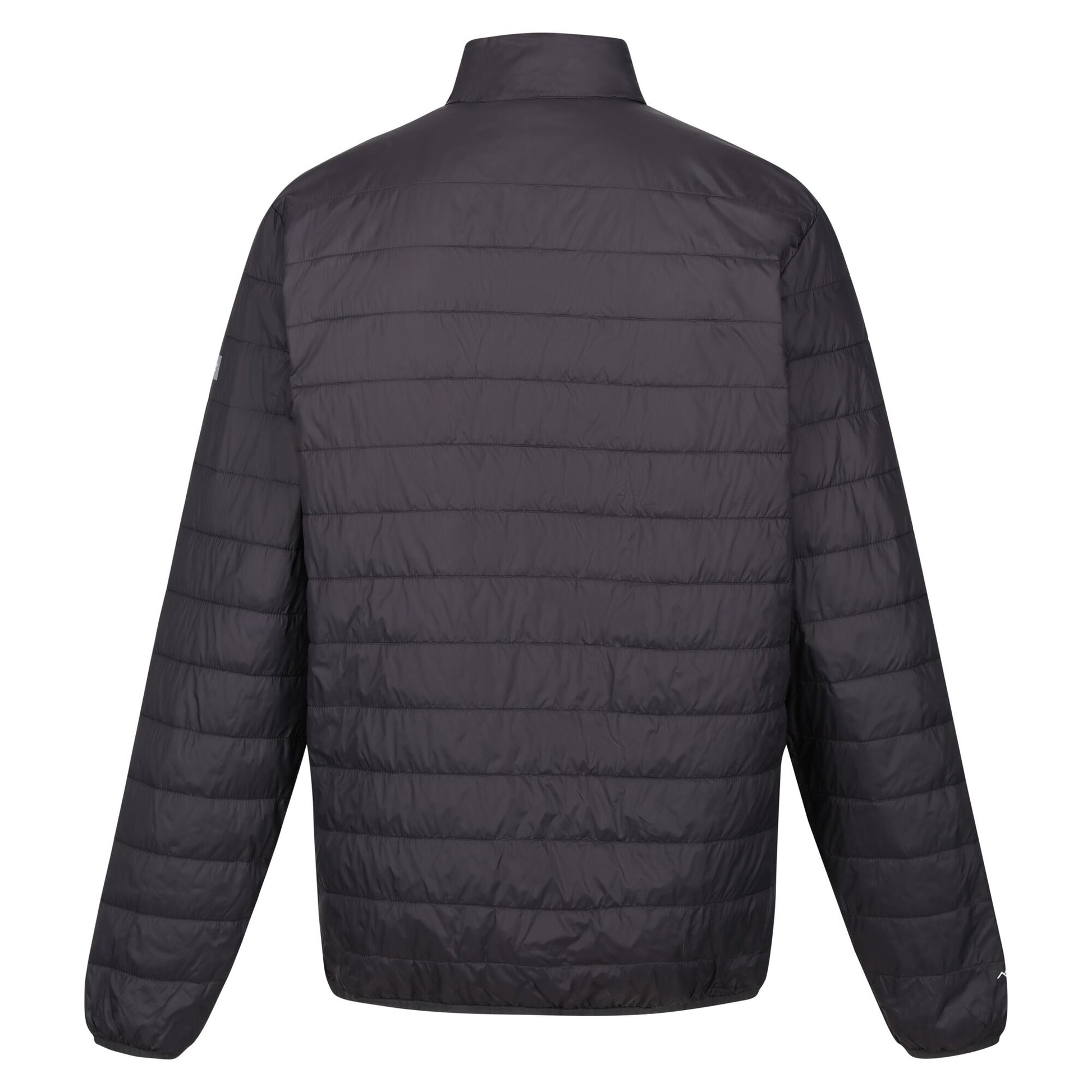Ash-Orange Pepper - Back - Regatta Mens Hillpack Quilted Insulated Jacket