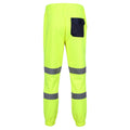 Yellow-Navy - Pack Shot - Regatta Professional Mens Hi-Vis Bottoms
