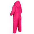 Jem Pink - Side - Regatta Professional Childrens-Kids Puddle Suit