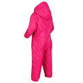 Jem Pink - Side - Regatta Childrens-Kids Splash-it Puddle Suit