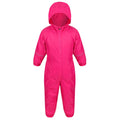 Jem Pink - Front - Regatta Professional Childrens-Kids Puddle Suit