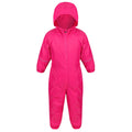 Jem Pink - Front - Regatta Childrens-Kids Splash-it Puddle Suit