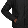 Black-Ash - Close up - Regatta Mens Eco Dover Waterproof Insulated Jacket