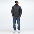 Seal Grey-Black - Side - Regatta Mens Eco Dover Waterproof Insulated Jacket