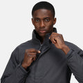 Seal Grey-Black - Pack Shot - Regatta Mens Eco Dover Waterproof Insulated Jacket