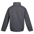 Seal Grey-Black - Close up - Regatta Mens Eco Dover Waterproof Insulated Jacket