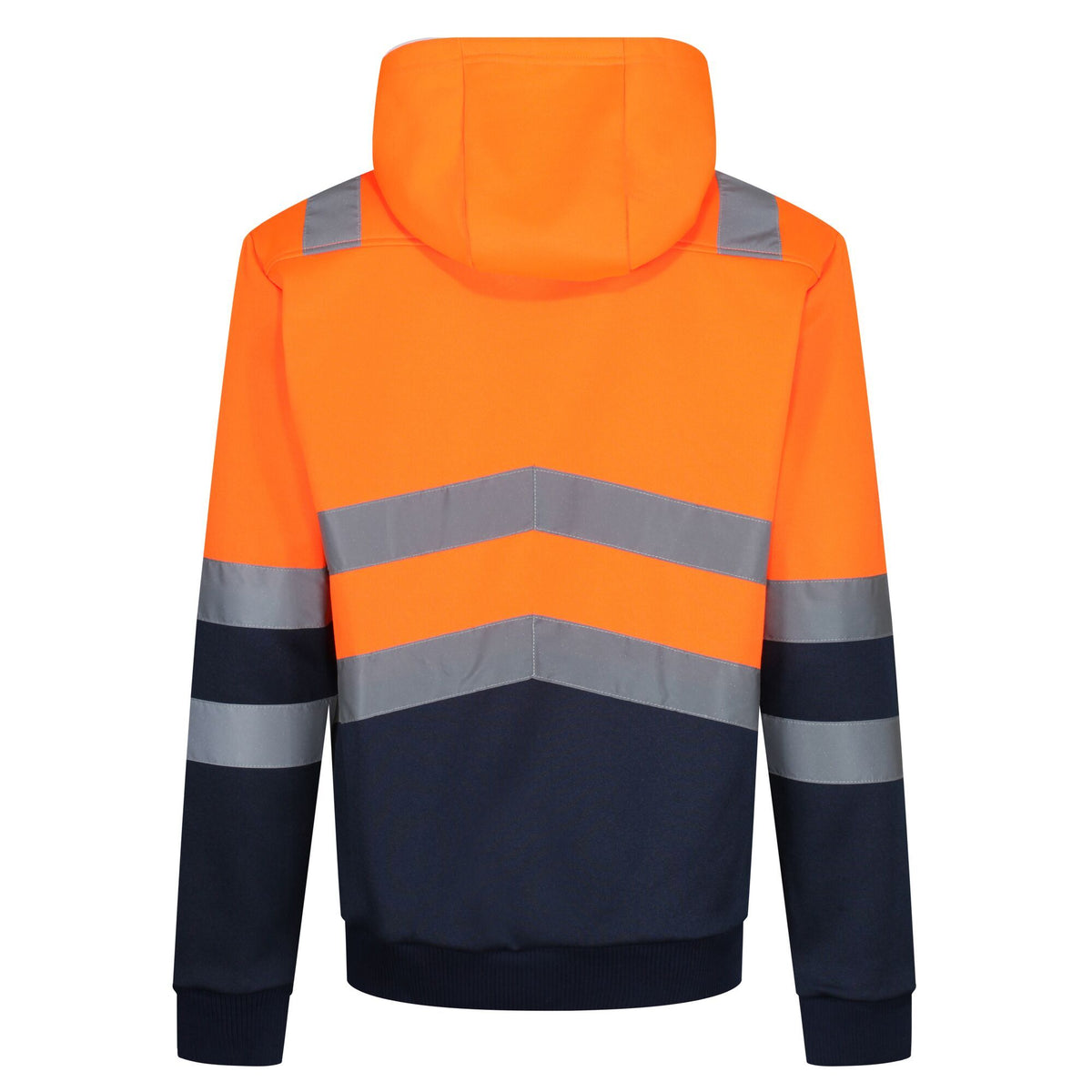 Orange - Back - Regatta Professional Mens Overhead High-Vis Hoodie