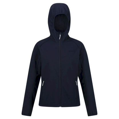 Navy - Front - Regatta Womens-Ladies Soft Shell Jacket