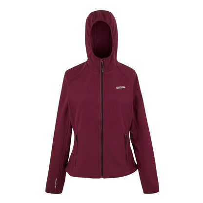 Dark Pimento - Front - Regatta Womens-Ladies Soft Shell Jacket