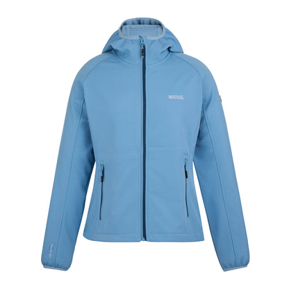 Washed Denim - Front - Regatta Womens-Ladies Soft Shell Jacket