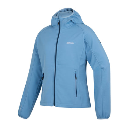 Washed Denim - Side - Regatta Womens-Ladies Soft Shell Jacket
