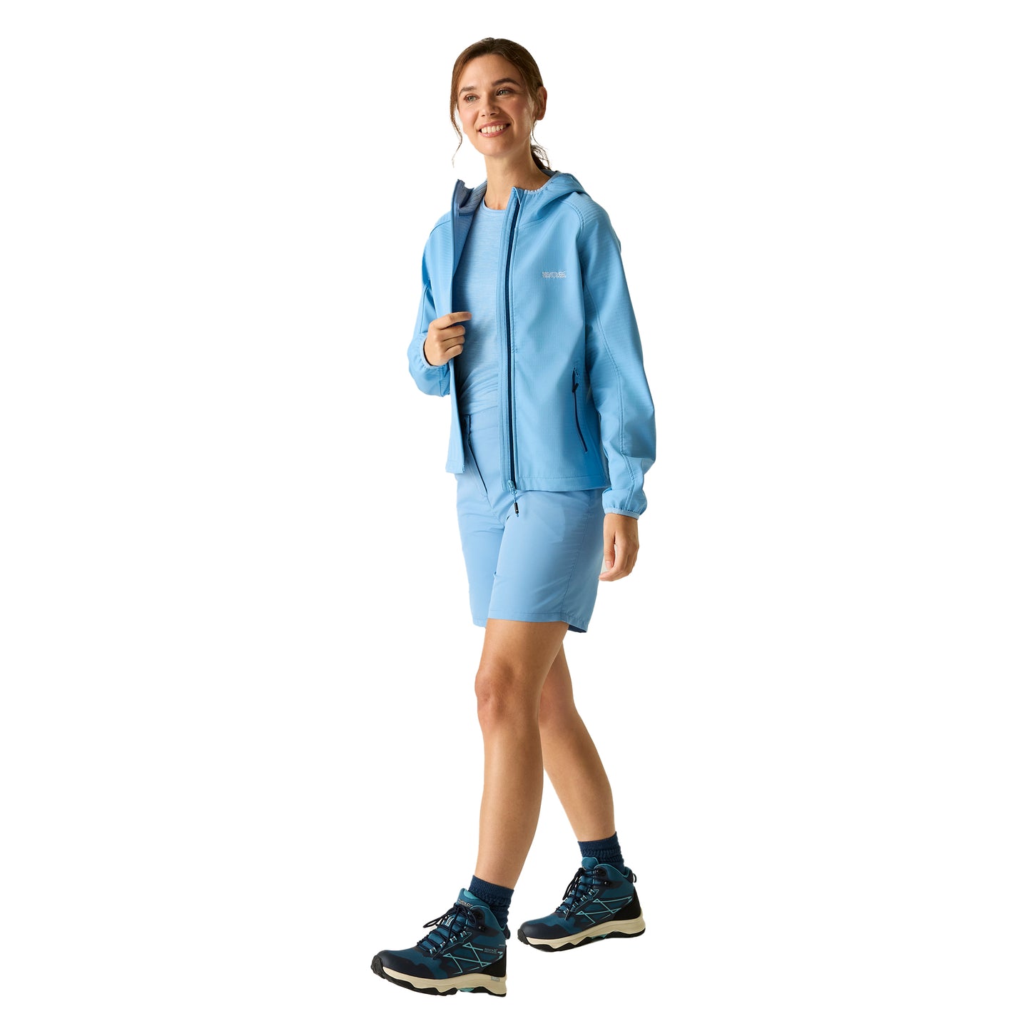 Washed Denim - Pack Shot - Regatta Womens-Ladies Soft Shell Jacket