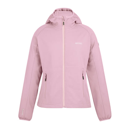 Powder Lilac - Front - Regatta Womens-Ladies Soft Shell Jacket