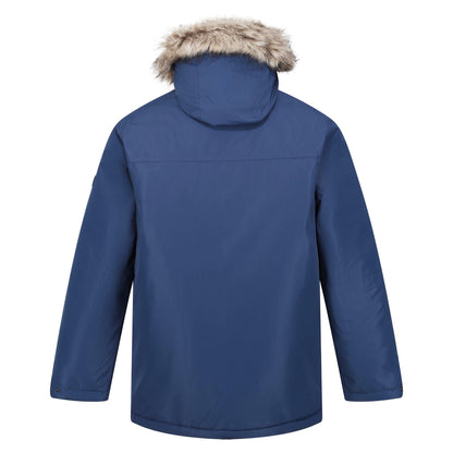 Admiral Blue - Back - Regatta Mens Volter Waterproof Insulated Parka