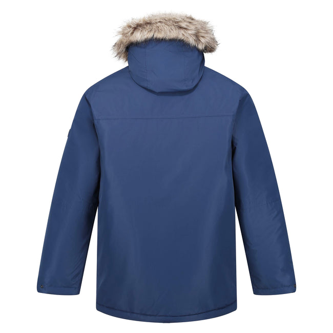 Admiral Blue - Back - Regatta Mens Volter Waterproof Insulated Parka
