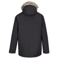 Black - Back - Regatta Mens Volter Waterproof Insulated Parka