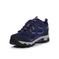 Midnight-Lilac Bloom - Lifestyle - Regatta Womens-Ladies Tebay Waterproof Suede Walking Shoes