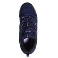 Midnight-Lilac Bloom - Pack Shot - Regatta Womens-Ladies Tebay Waterproof Suede Walking Shoes