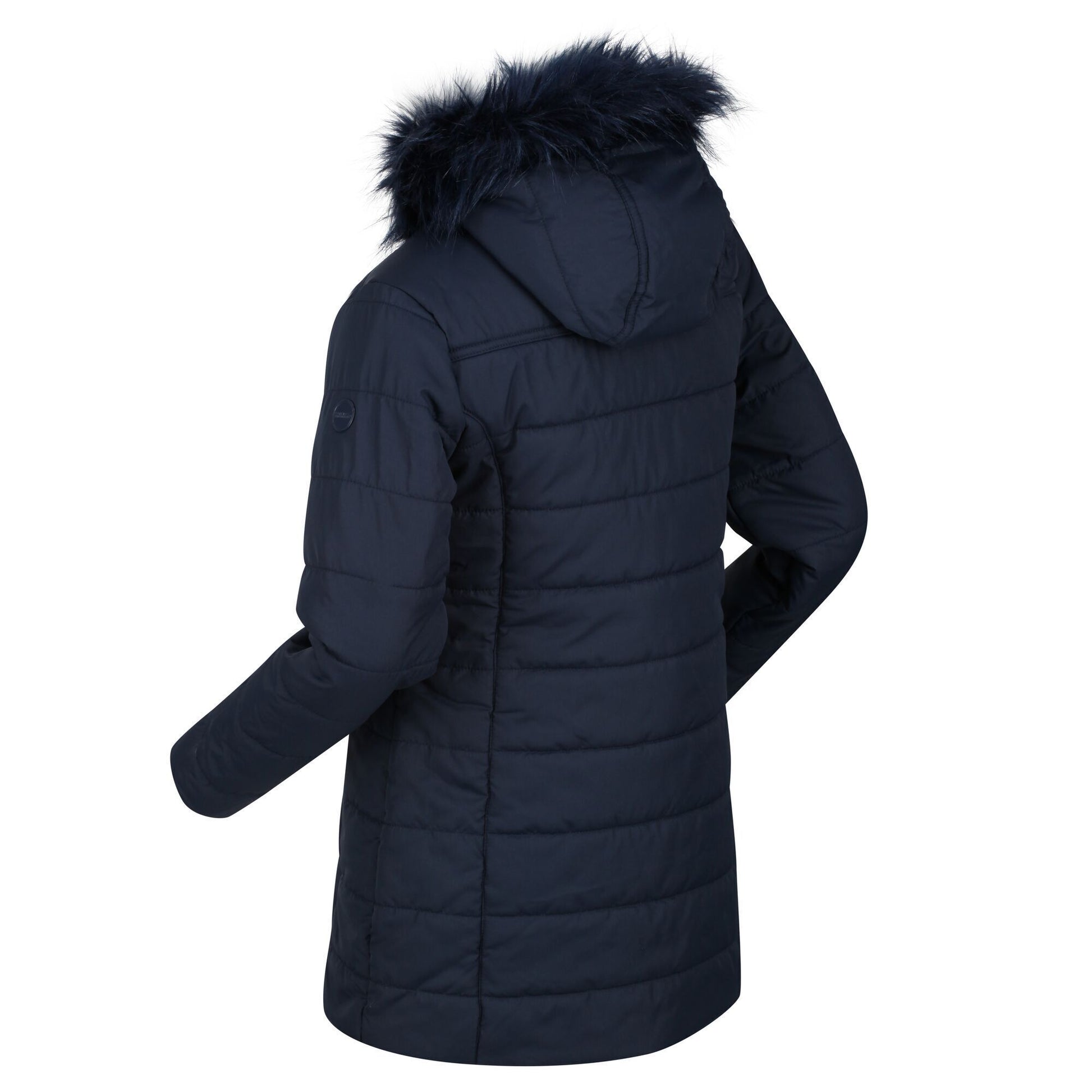 Navy - Close up - Regatta Childrens-Kids Fabrizia Insulated Jacket