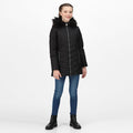 Black - Lifestyle - Regatta Childrens-Kids Fabrizia Insulated Jacket