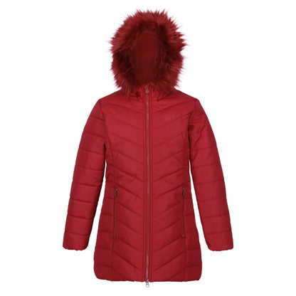 Rumba Red - Front - Regatta Childrens-Kids Fabrizia Insulated Jacket