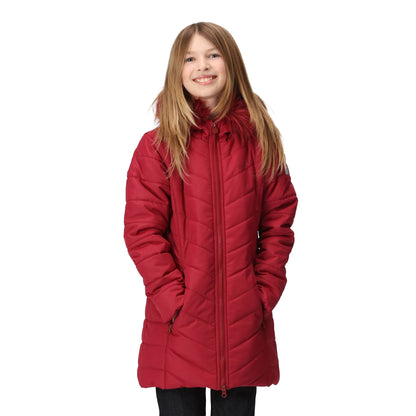 Rumba Red - Lifestyle - Regatta Childrens-Kids Fabrizia Insulated Jacket