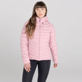 Powder Pink - Back - Dare 2B Womens-Ladies Deter Recycled Padded Jacket