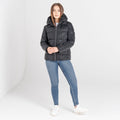 Black - Side - Dare 2B Womens-Ladies Influence Swarovski Padded Jacket