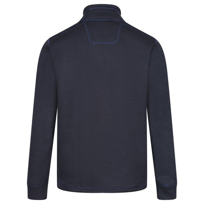 Navy - Close up - Regatta Mens Galador Half Zip Fleece Top