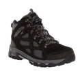 Black-Granite - Front - Regatta Mens Tebay Suede Walking Boots